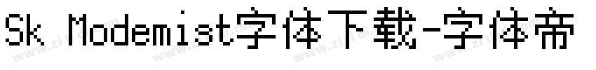 Sk Modemist字体下载字体转换